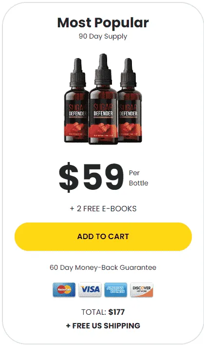 Sugar Defender 3 bottle